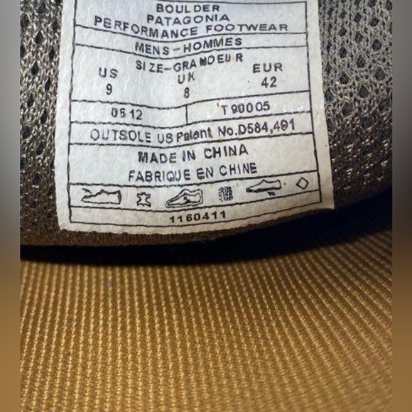 Patagonia Men’s Boulder Slip-On Loafers – Suede Leather Comfort Shoes Size 9 - Picture 4 of 6